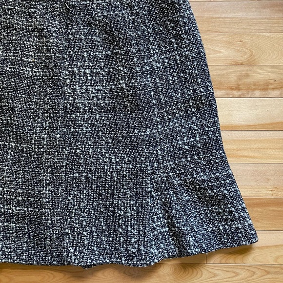 RW&CO. Black & White Bouclé Tweed Skirt - Picture 9 of 9